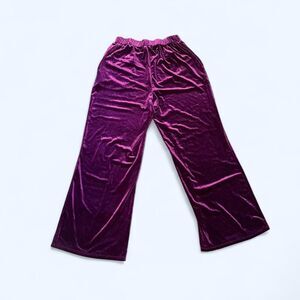 Women's Purple Wide Leg Pants